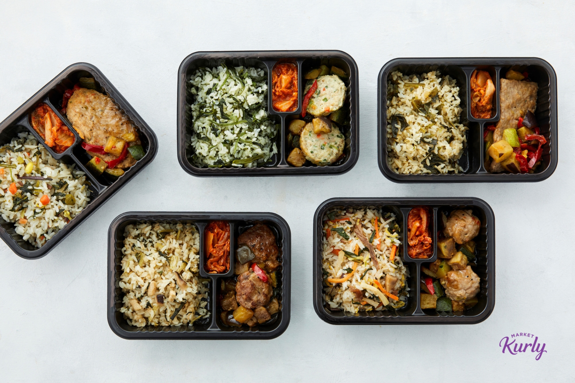 마켓컬리 자문밖 도시락 5종 이미지./ 사진제공 = 컬리