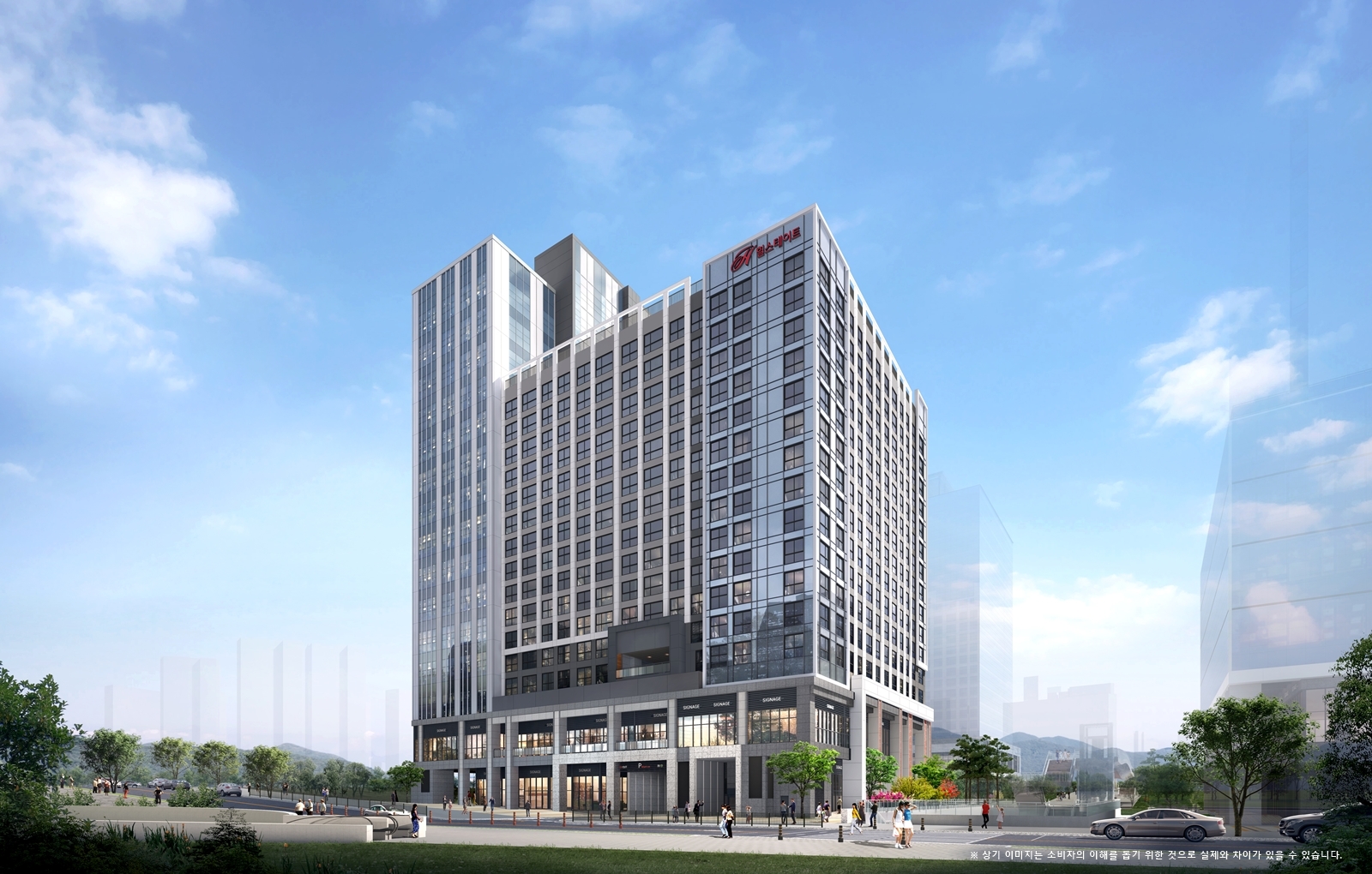 힐스테이트 과천 디센트로 투시도 / 사진제공=현대엔지니어링