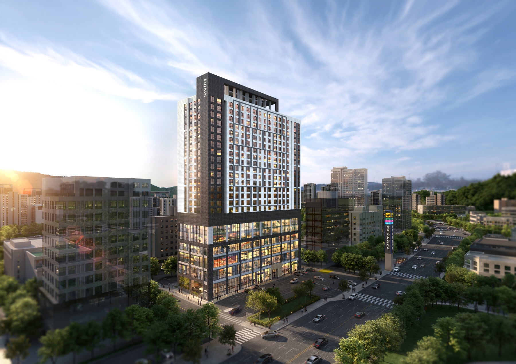 과천청사역 한양수자인 투시도