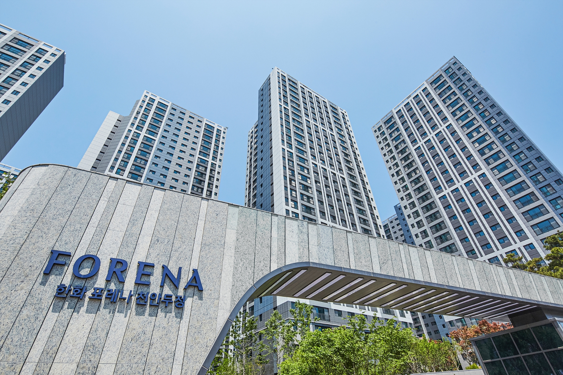 포레나 천안두정 단지전경 / 사진제공=한화건설