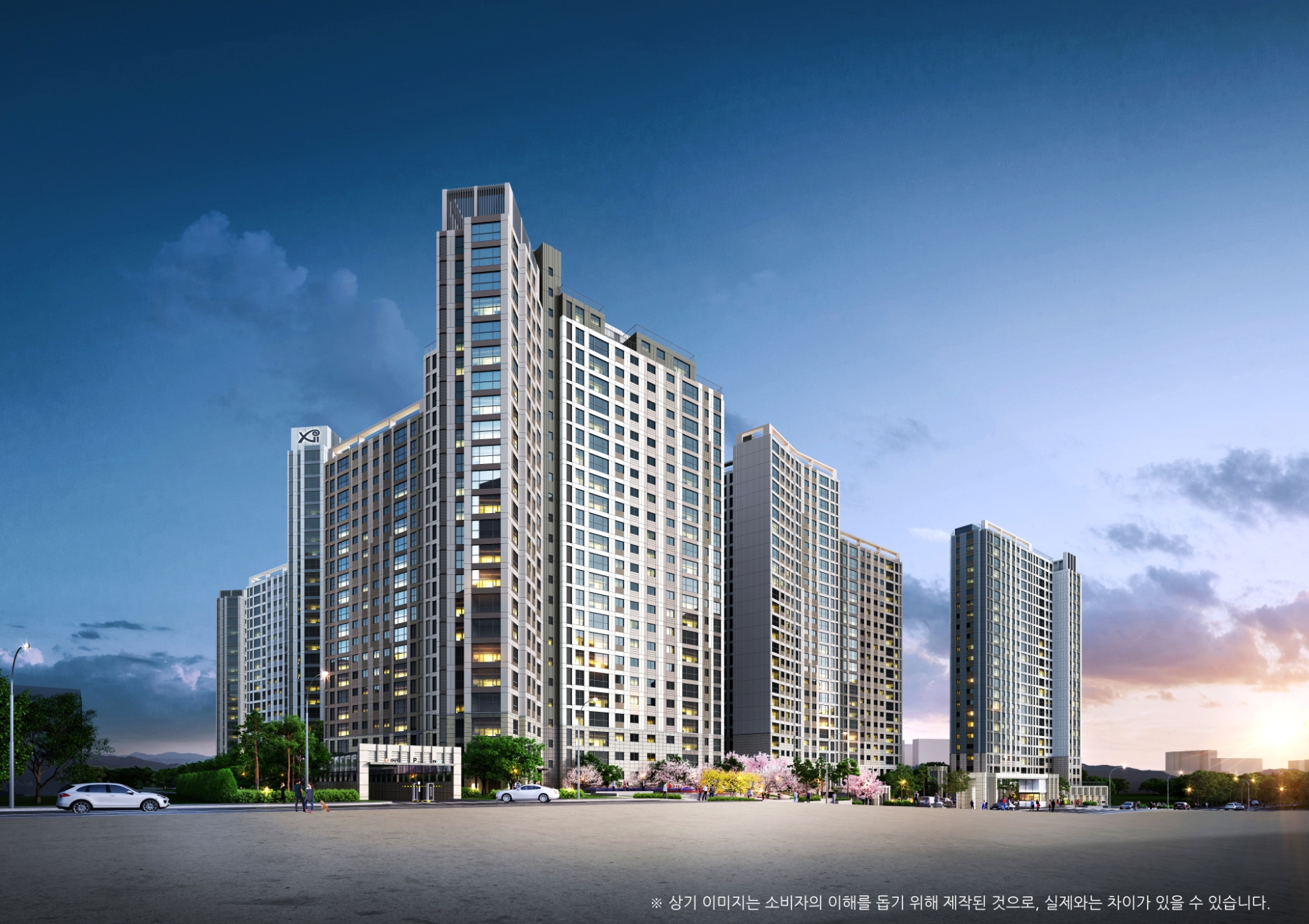 봉담자이 라젠느 단지투시도 / 사진제공=GS건설