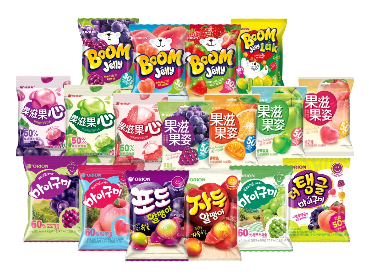 오리온 ‘마이구미’ 한국∙중국∙베트남 제품 이미지./ 사진제공 = 오리온