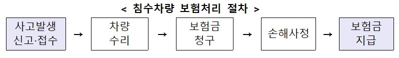 김주현 "침수차량 위해 자차보험 신속 지급제 운영“…손해 보장받으려면