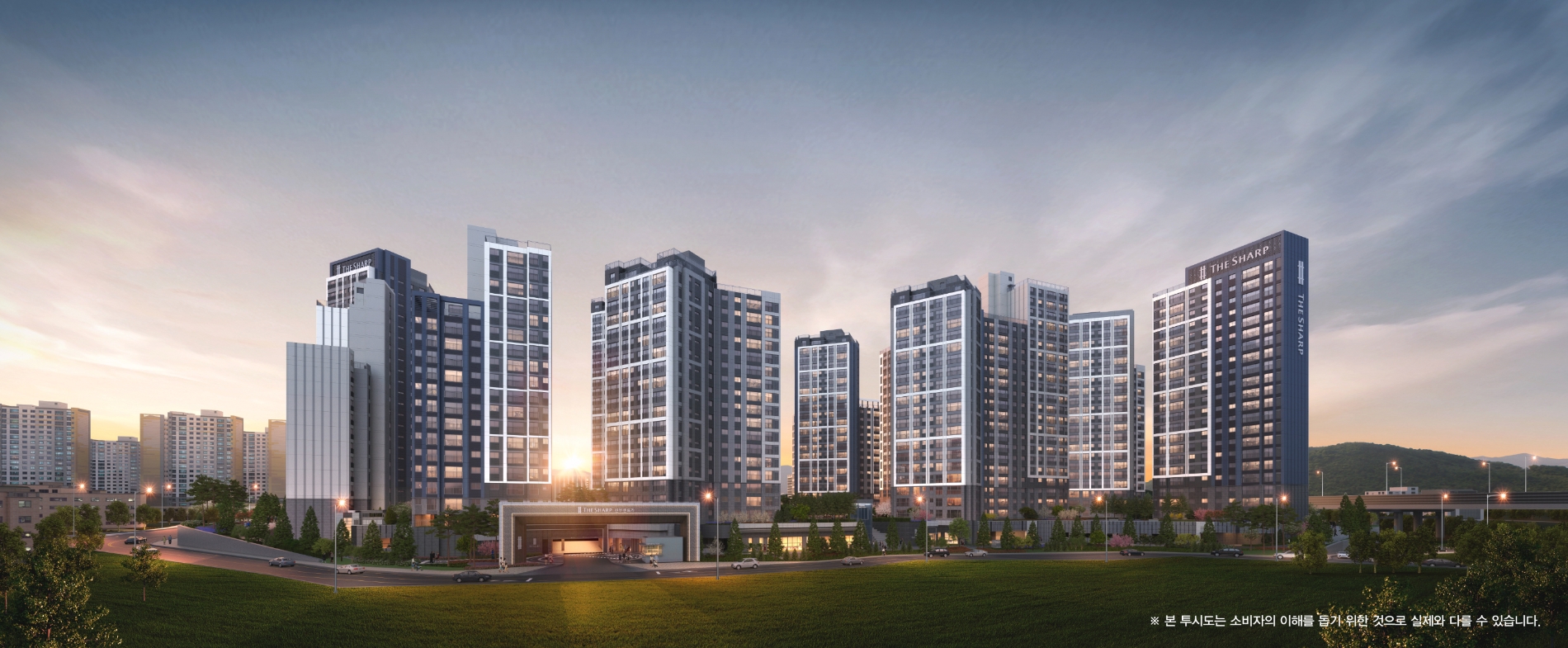 더샵 신부센트라 투시도 / 사진제공=포스코건설