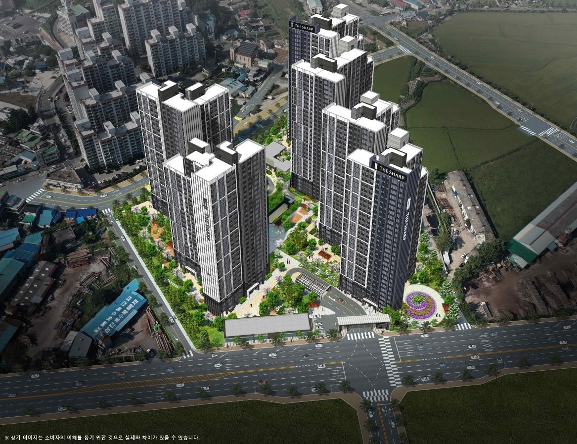 더샵 군산프리미엘 조감도. /사진제공=포스코건설