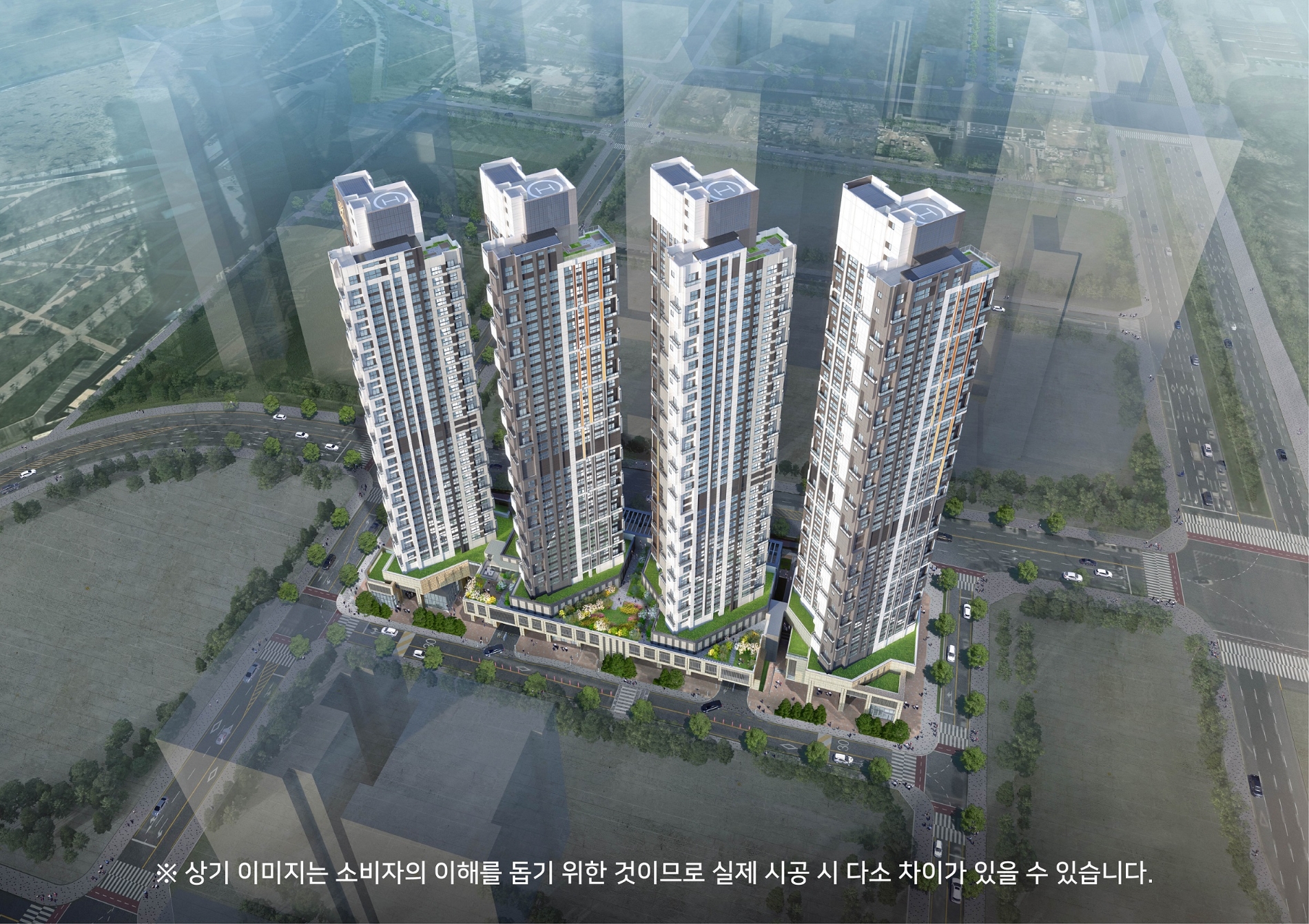 힐스테이트 동탄역 센트릭 조감도. /사진제공=현대건설