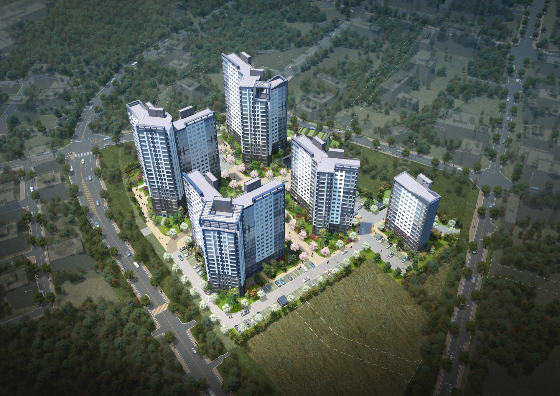 충북 음성 공동주택사업 조감도 / 사진제공=금호건설