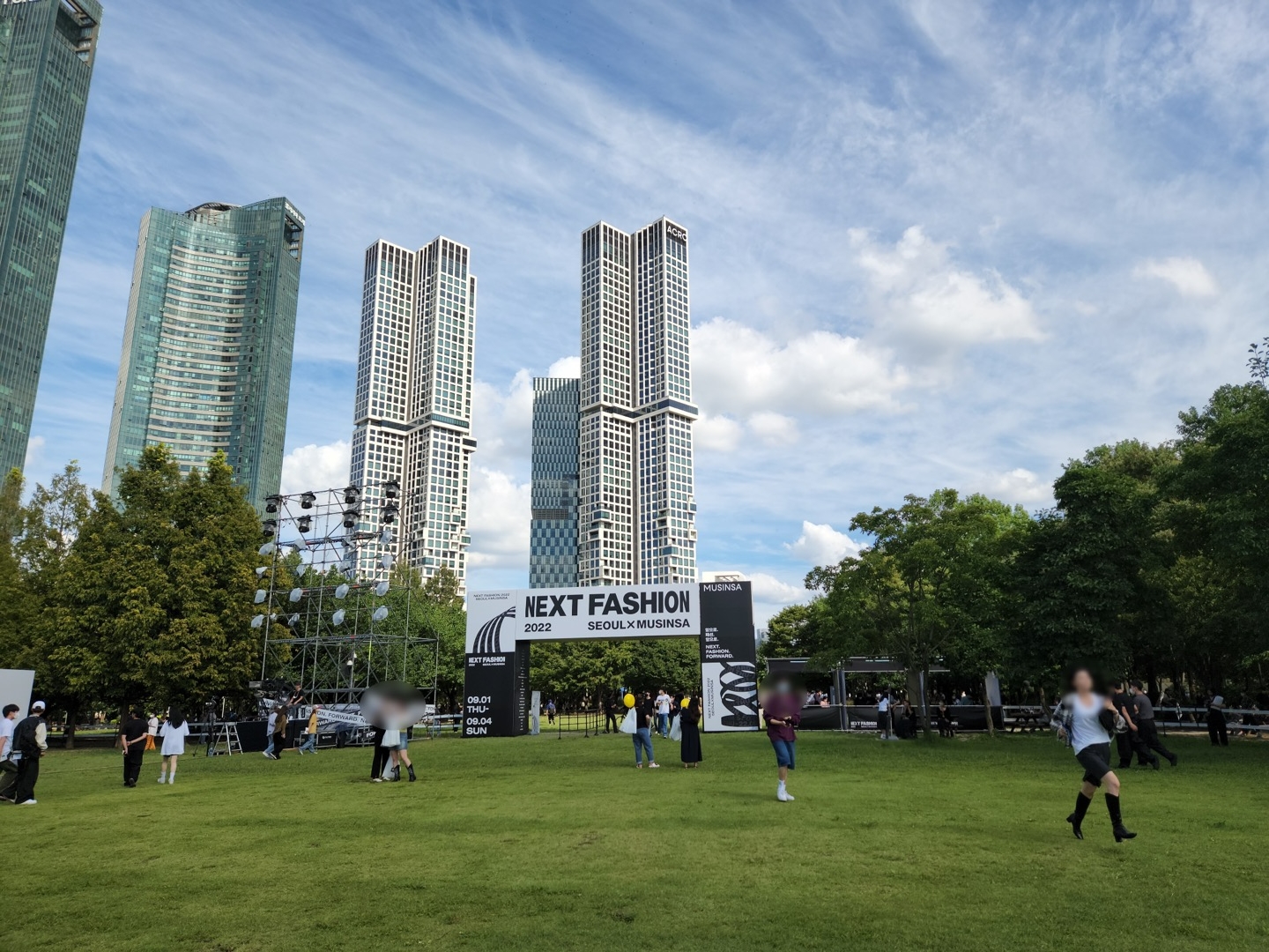 무신사가 지난 1일부터 4일까지 서울시 성동구 서울숲에서 '넥스트 패션 2022' 행사를 개최했다./사진=나선혜기자