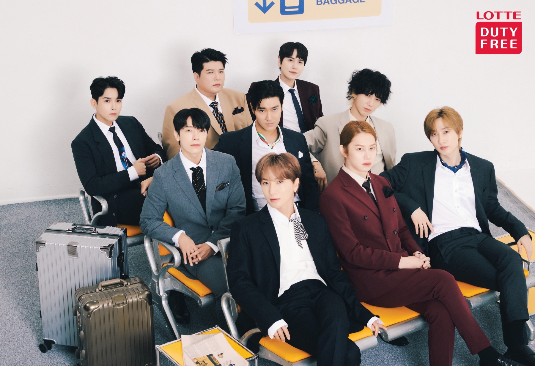 롯데免, 슈퍼주니어·스트레이키즈 모델 발탁하여 라인업 강화