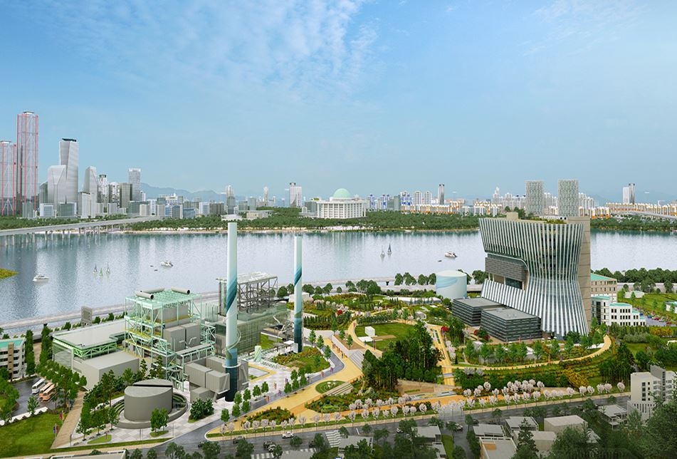 서울복합화력발전소 지상부 조감도, 사진제공=마포구