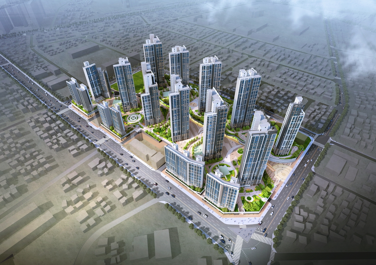 GS건설, 대명자이 그랜드시티 조감도./사진제공=GS건설