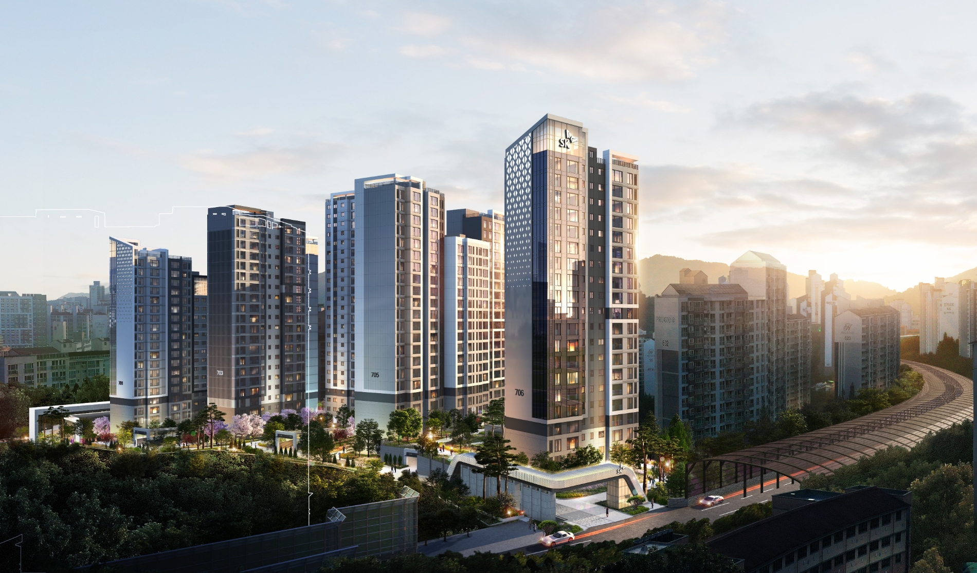 용인 수주 뜨리에체아파트 리모델링 조감도 / 사진제공=SK에코플랜트