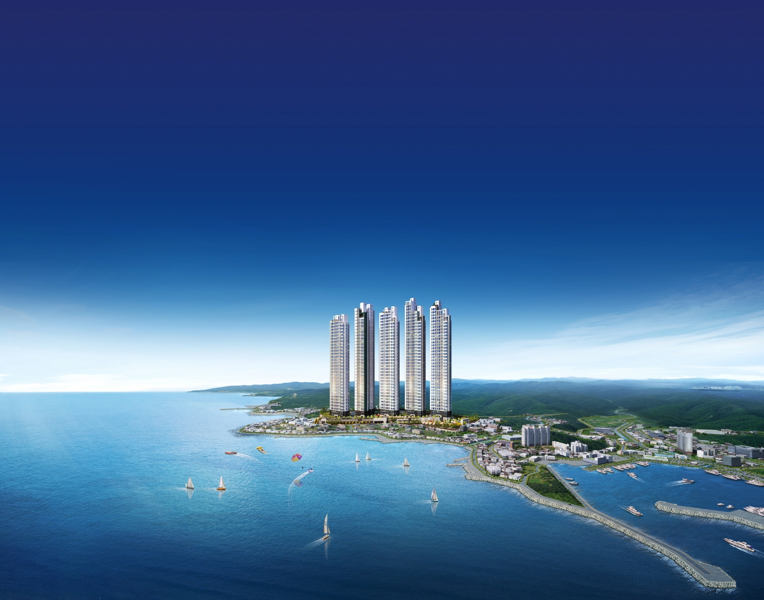 포항 푸르지오 마린시티 투시도