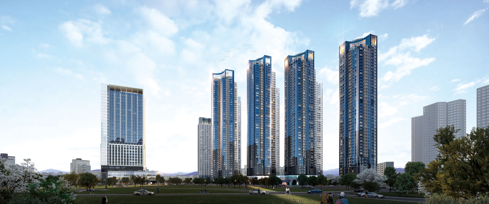 신월곡1구역 도시환경정비사업 조감도 / 사진제공=롯데건설