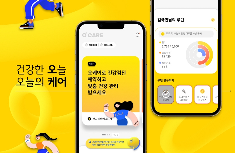 KB헬스케어는 출범 1주년을 맞아 올해 2월부터 운영 중인 건강관리 서비스 플랫폼 ‘오케어(O’CARE)’ 이용자 2092명을 대상으로 자체사용성 설문조사를 실시했다고 19일 밝혔다./사진=KB손해보험