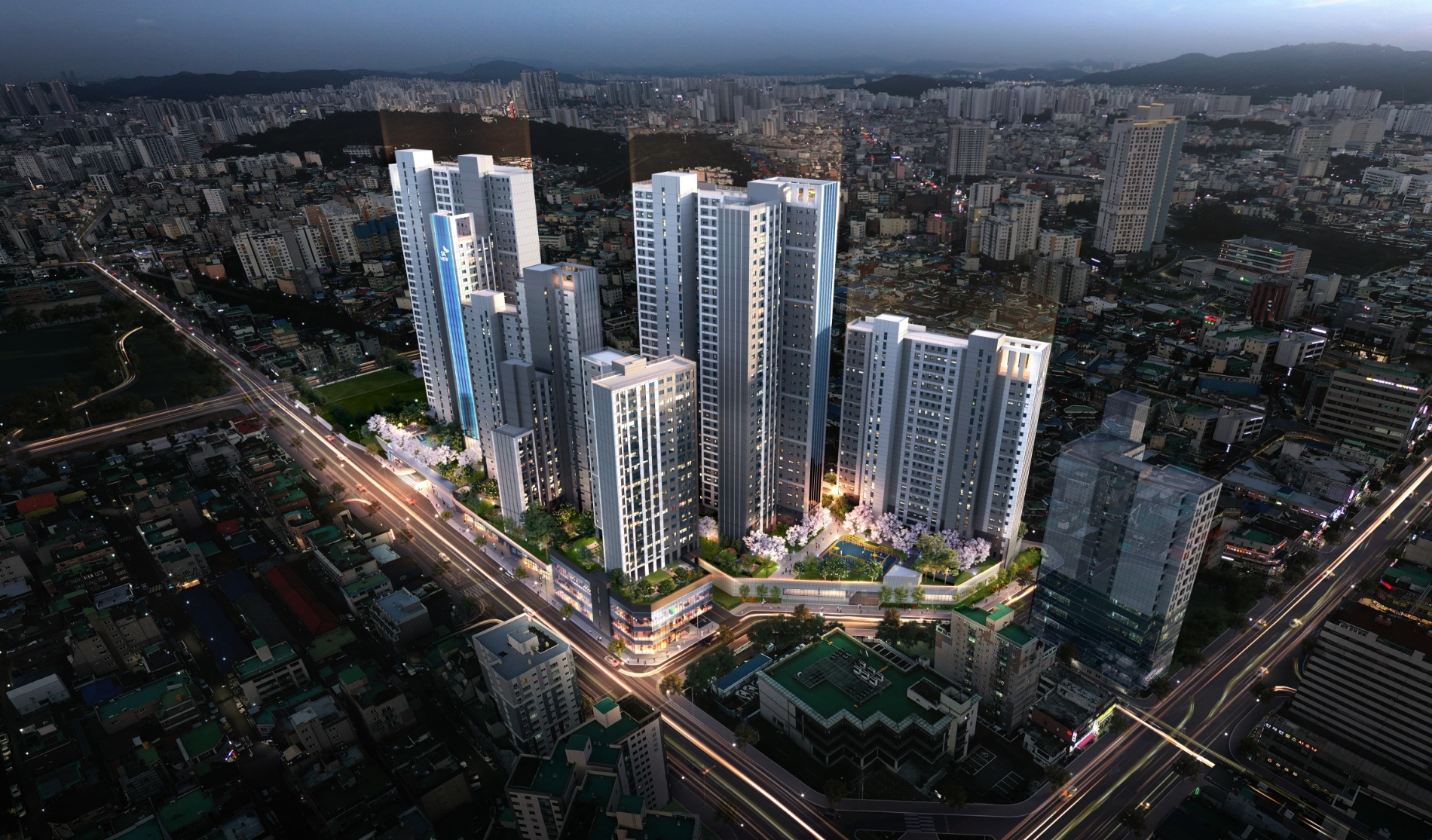 인천 숭의5구역 재개발사업 조감도 / 사진제공=SK에코플랜트