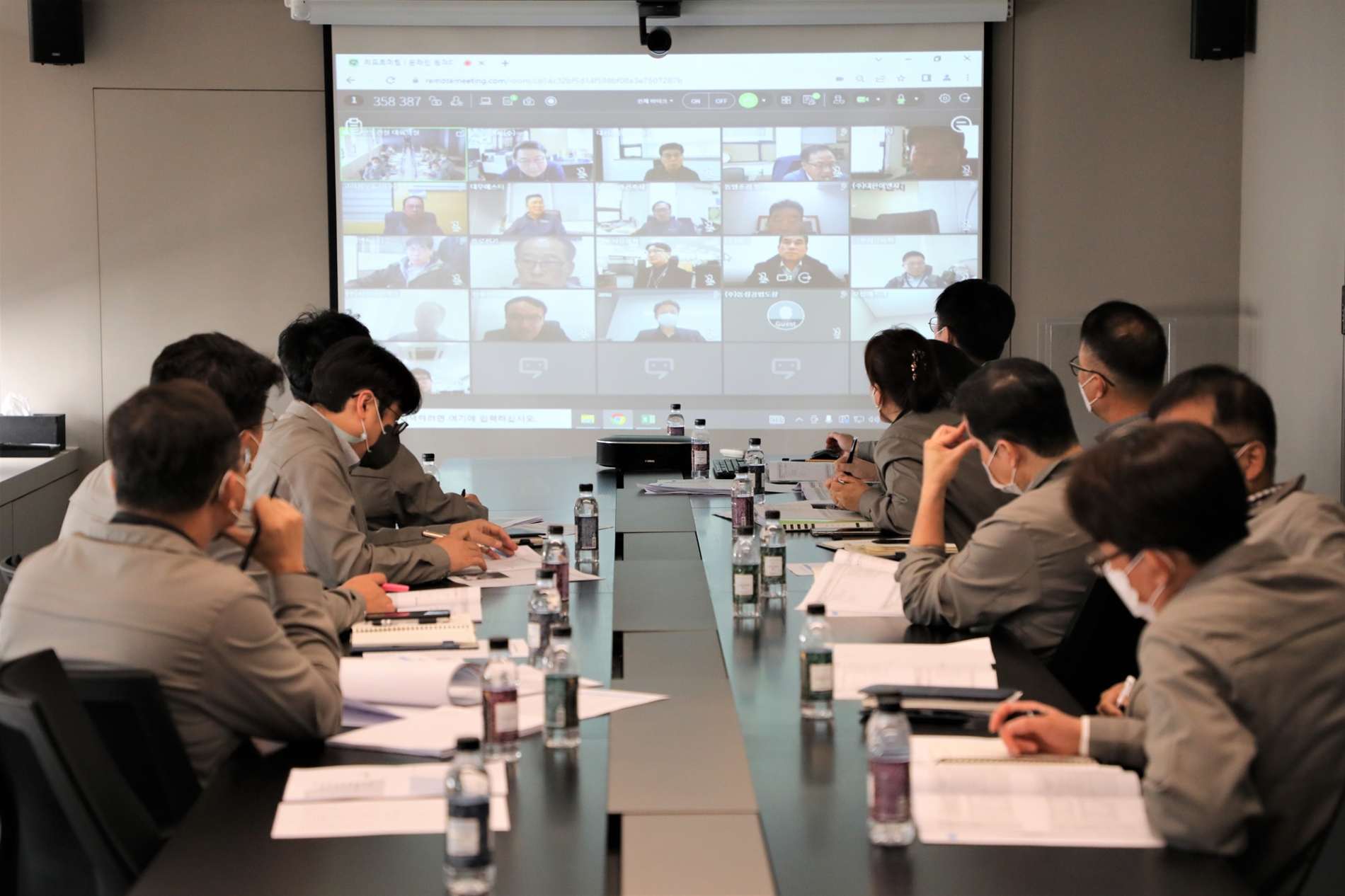 2022년 하반기 반도건설 협력사 간담회 현장 / 사진제공=반도건설