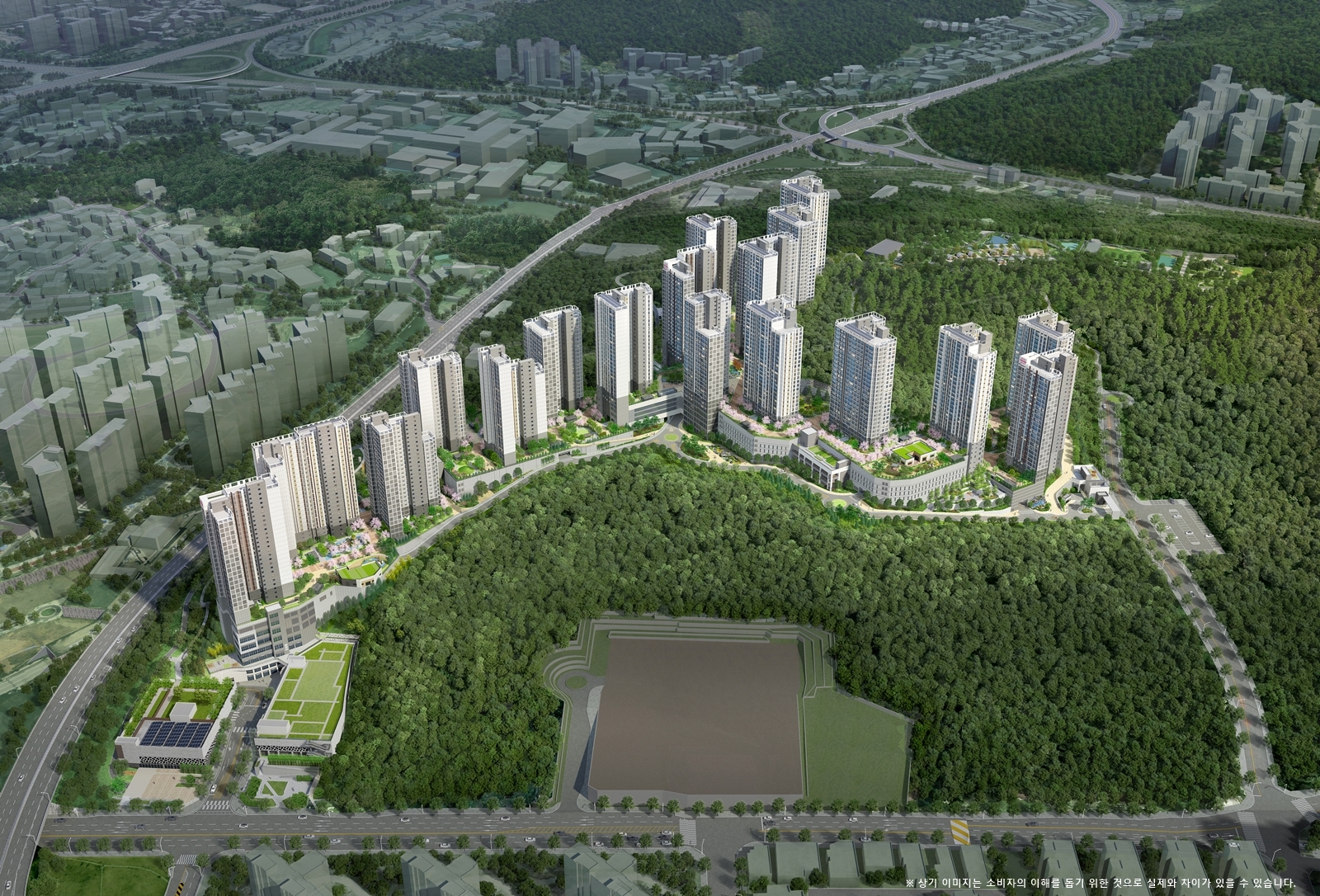 더파크 비스타 데시앙 투시도./사진제공=태영건설·동원개발컨소