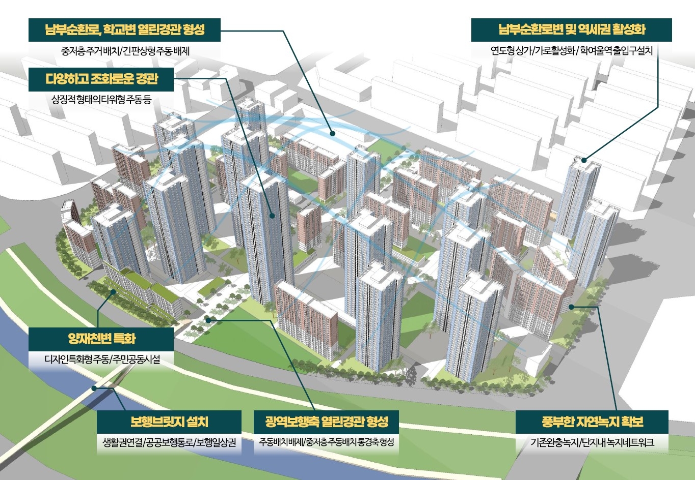 대치 미도아파트 신속통합기획 종합구상도./사진제공=서울시