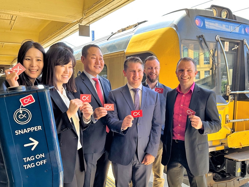 티머니가 뉴질랜드 웰링턴 철도 AFC 시스템을 도입한다. /사진제공=티머니