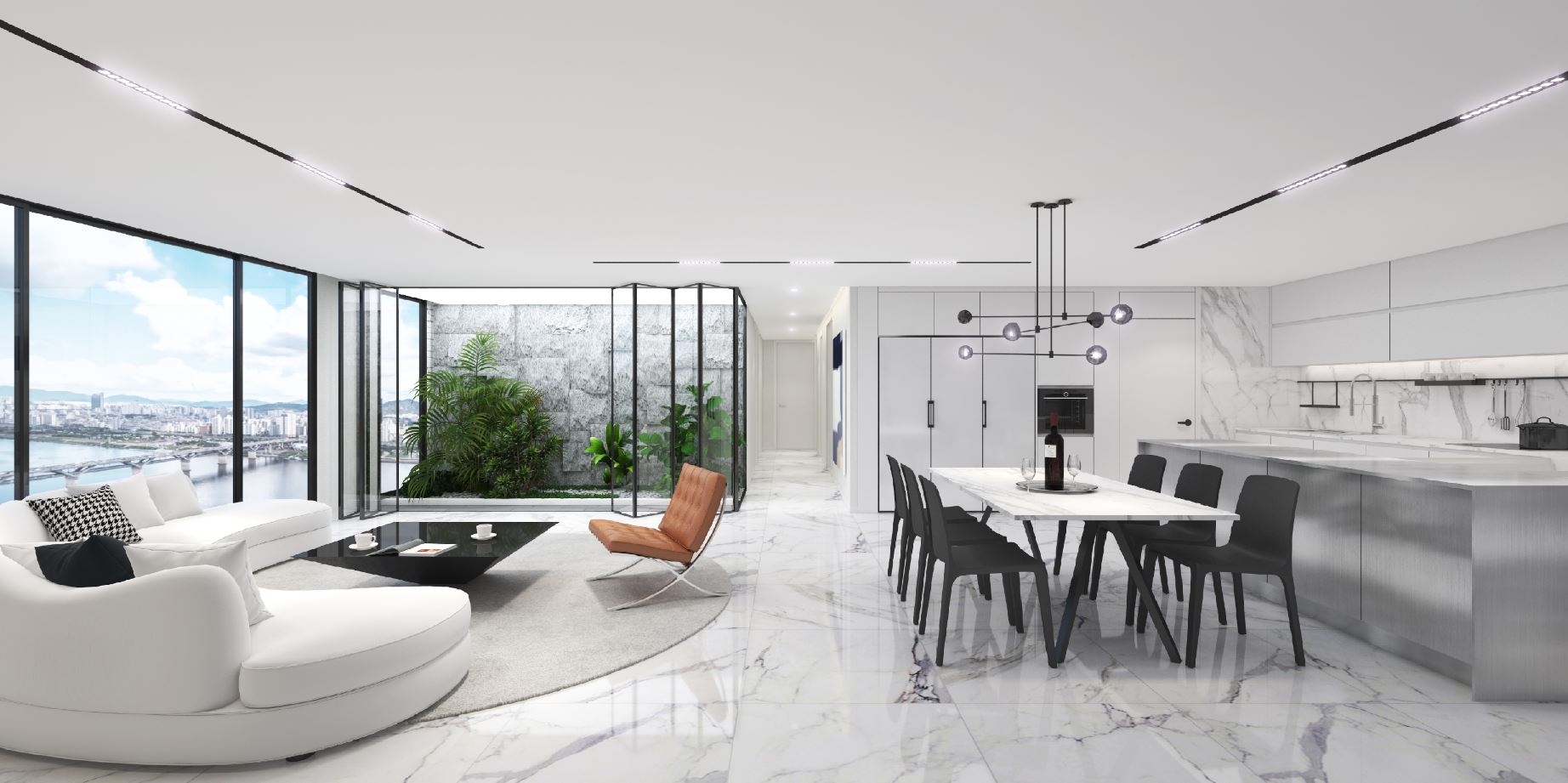 바이오필릭테라스 신평면도 투시도 / 사진제공=포스코건설