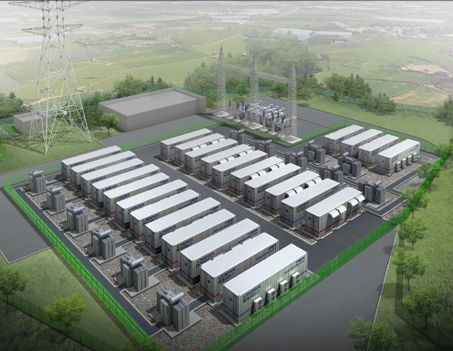 현대일렉트릭은 최근 한국전력공사(이하 한전)가 주관하는 ‘계통안정화용 ESS 건설사업’의 일환인 신남원 변전소에 총 2097억 원 규모의 ESS 공급 계약을 체결했다. /사진=현대일렉트릭.