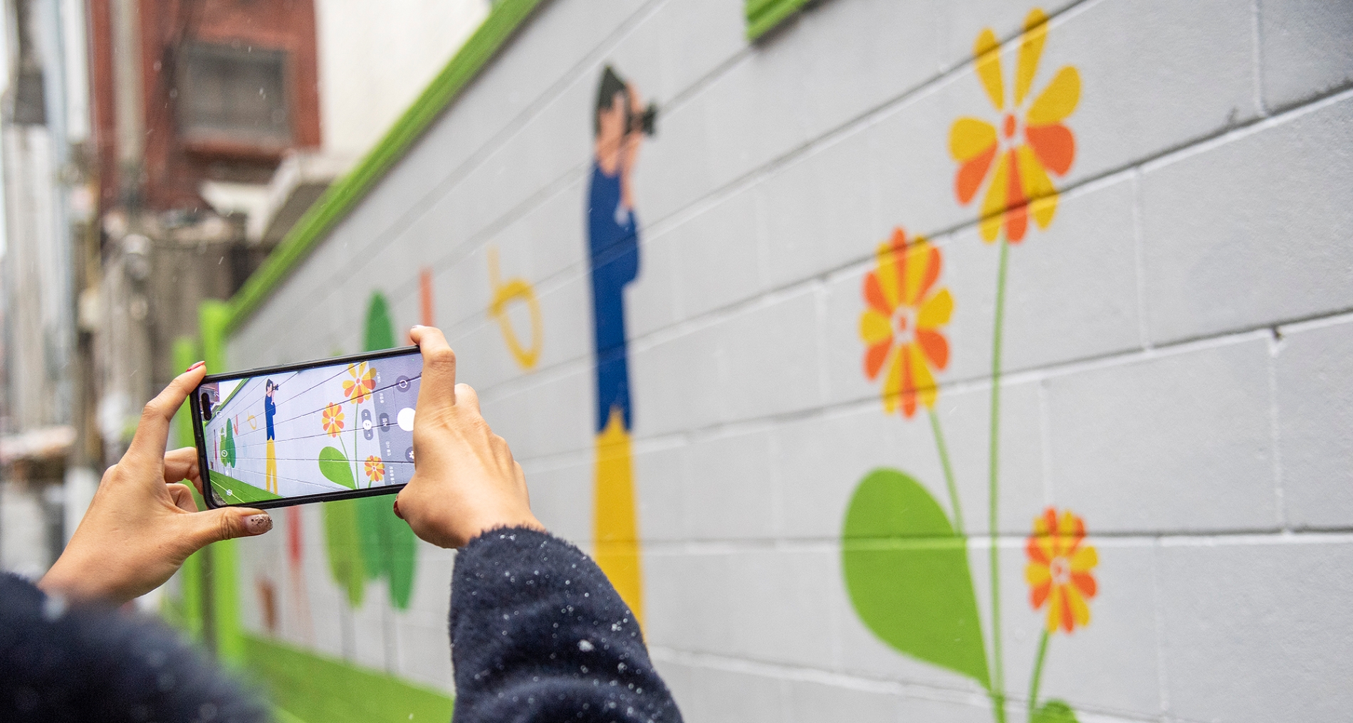 용산구, 서빙고로299 벽화사업 후./사진제공=용산구