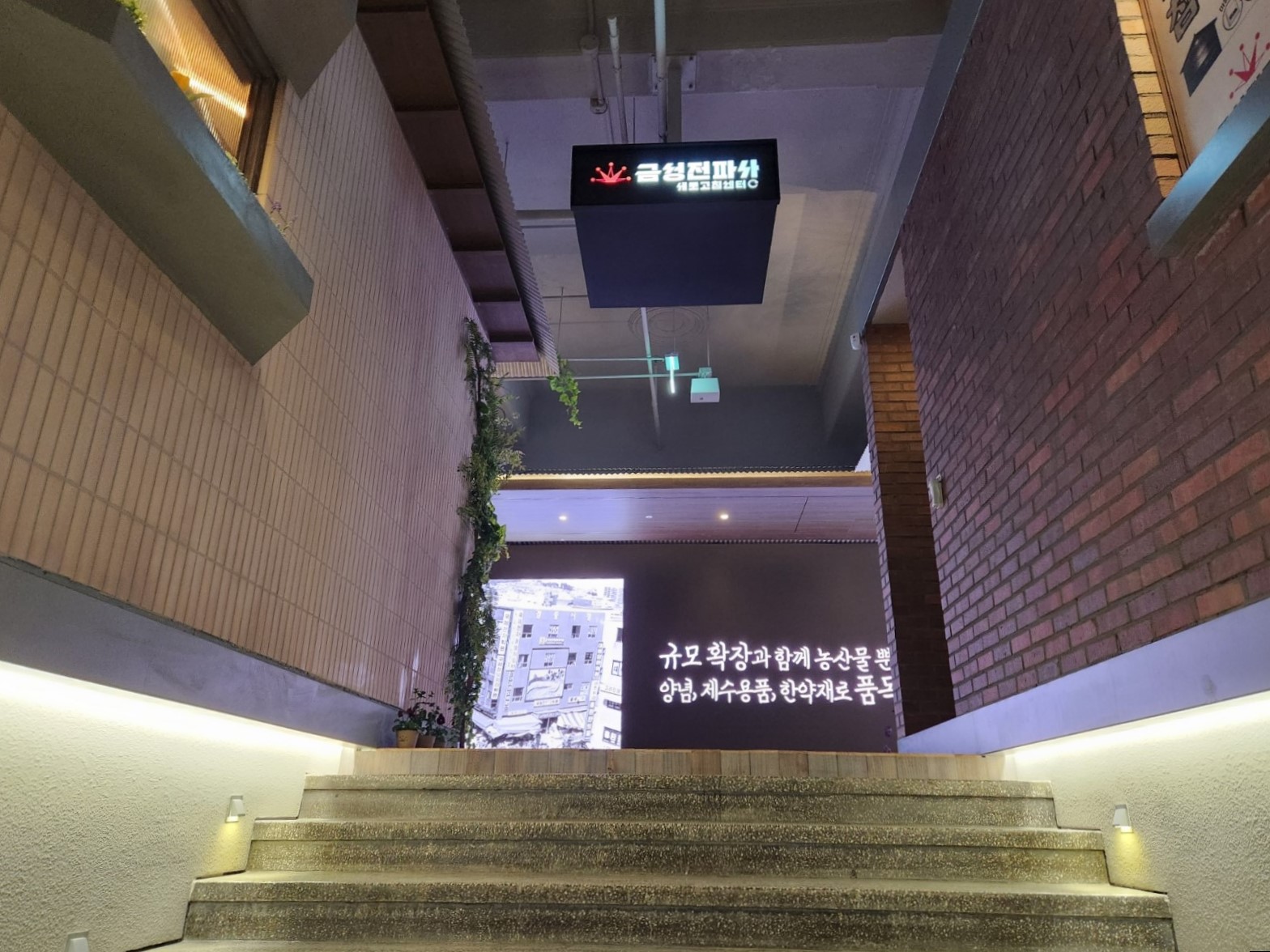 스타벅스 경동 1960점을 들어가는 입구/사진=나선혜기자