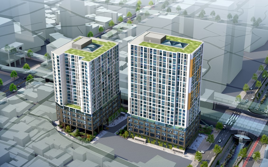 세운재정비촉진지구 5-1구역, 5-3구역 조감도./사진제공=태영건설