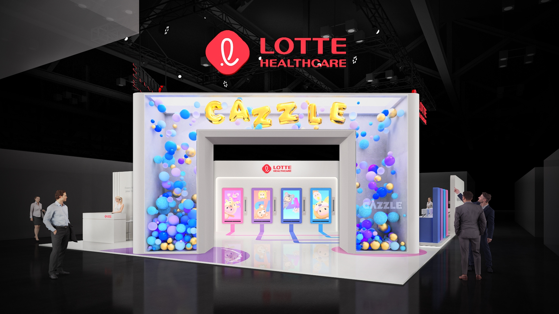 롯데헬스케어 CES 2023 전시관./ 사진제공 = 롯데지주