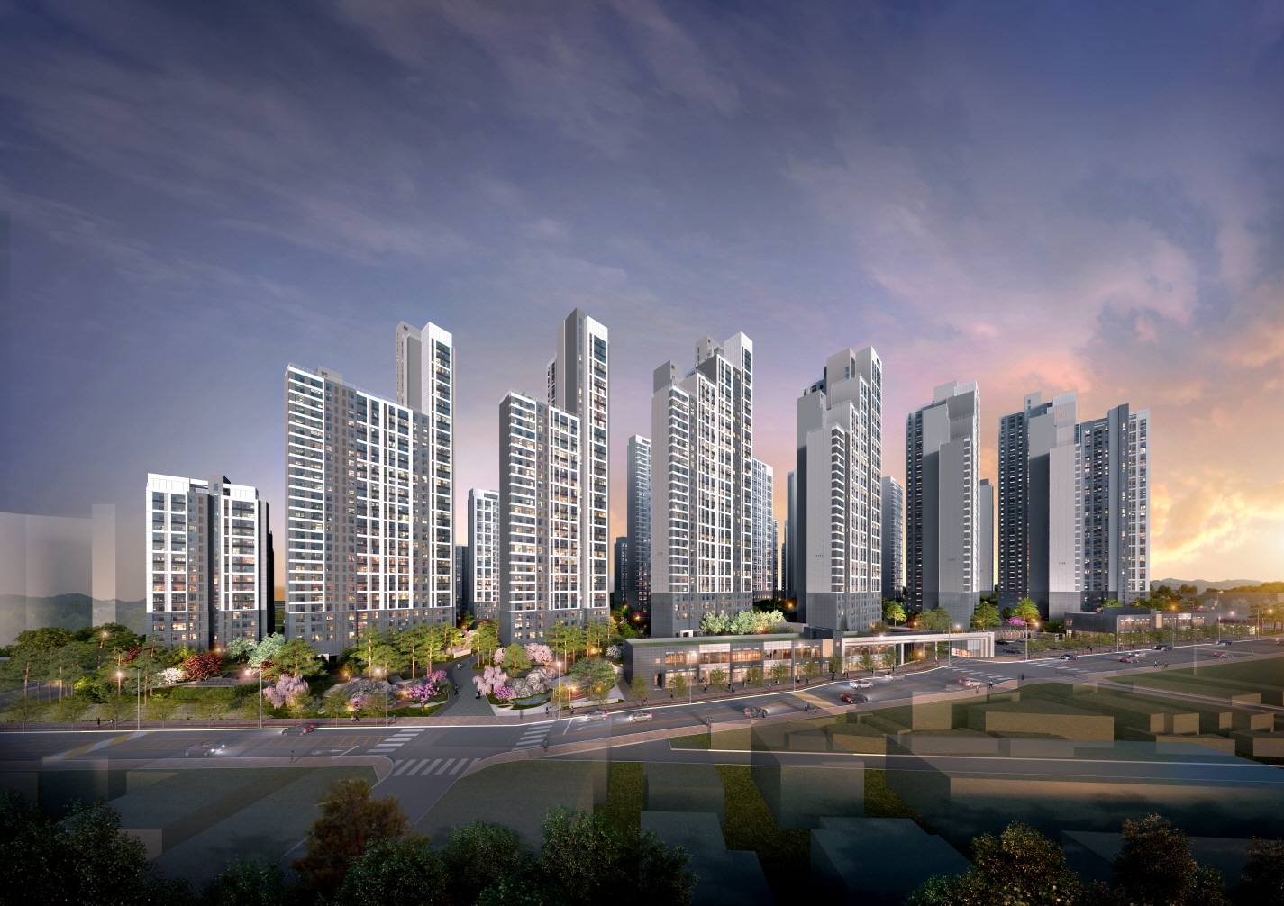 평촌 센텀퍼스트 석경투시도./사진제공=DL이앤씨,코오롱글로벌