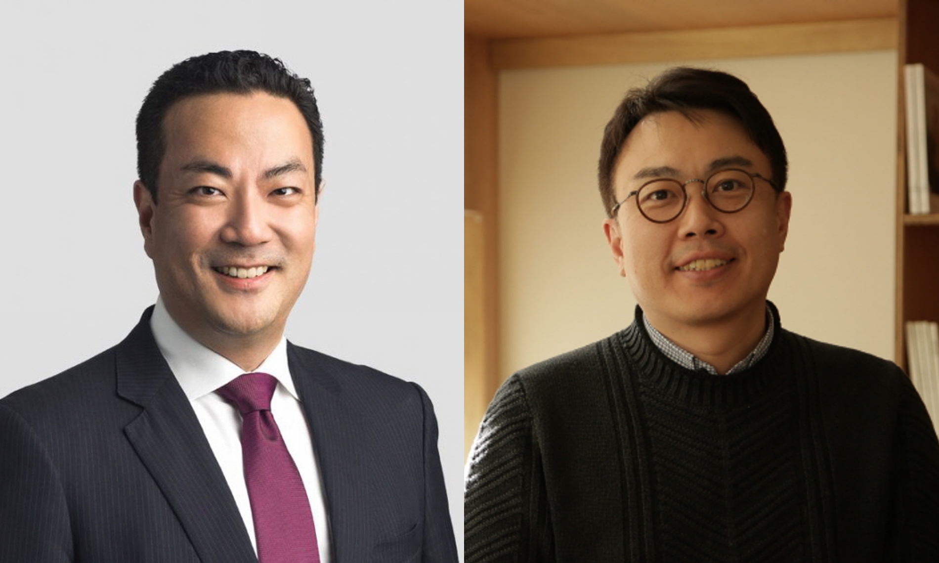 데이비드 김 ICG 아시아태평양 지역 부동산 부문 공동 대표(왼쪽)와 이태현 홈즈컴퍼니 대표