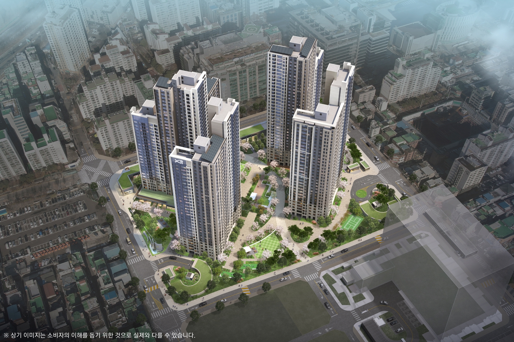 GS건설, 영등포자이 디그니티 조감도./사진제공=GS건설