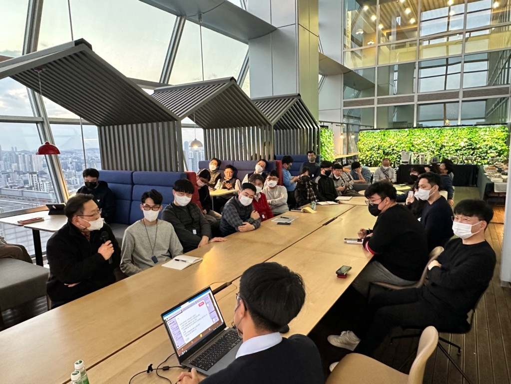 DL건설 크로스 미팅 실시 현장 촬영./사진제공=DL건설