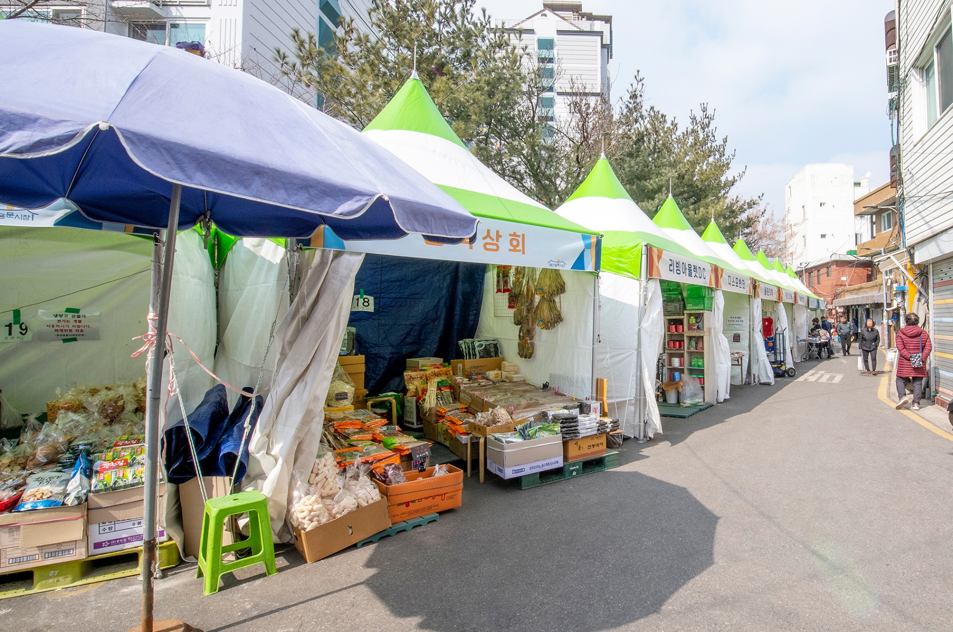용산구 용문시장 환경개선사업현장./사진제공=용산구