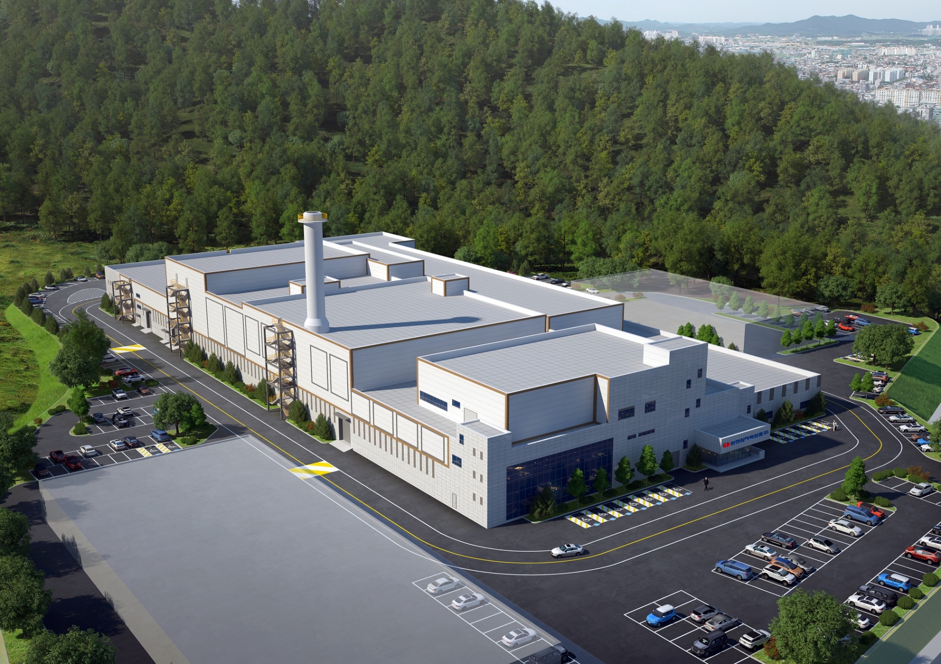 핵원료제3공장 조감도 / 사진제공=대우건설