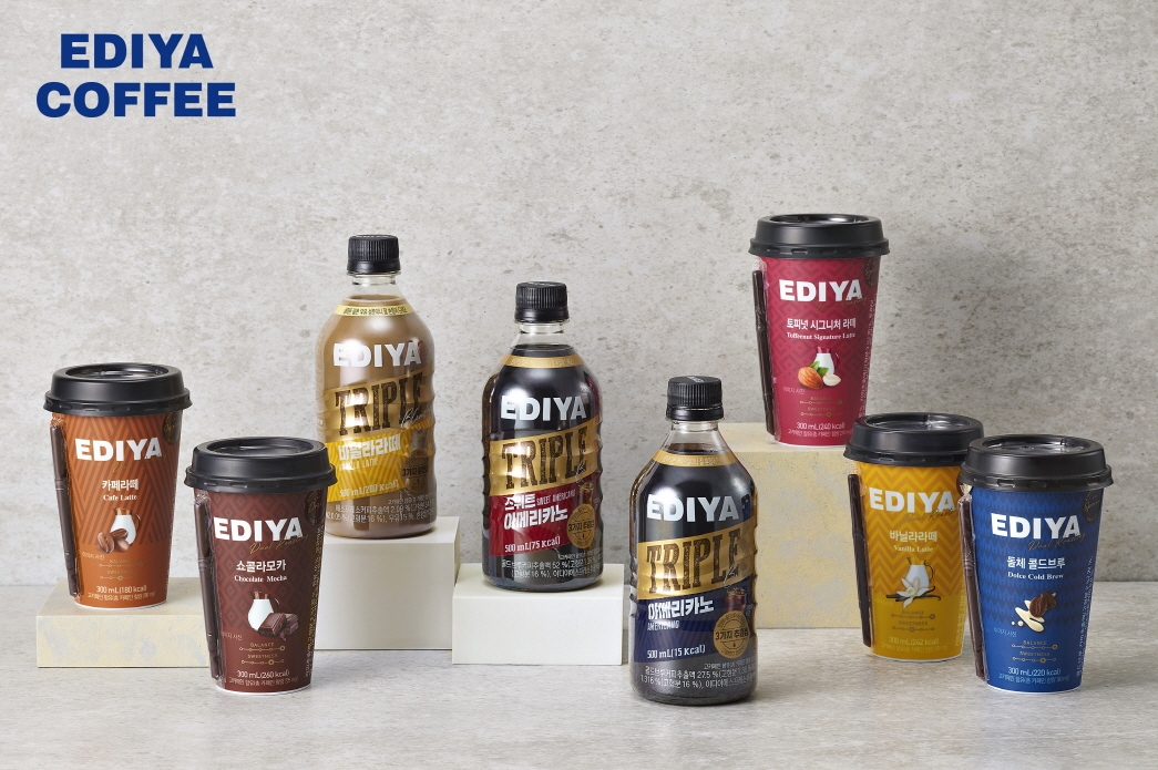 이디야커피 PET커피 3종 & 컵커피 5종./ 사진제공 = 이디야커피