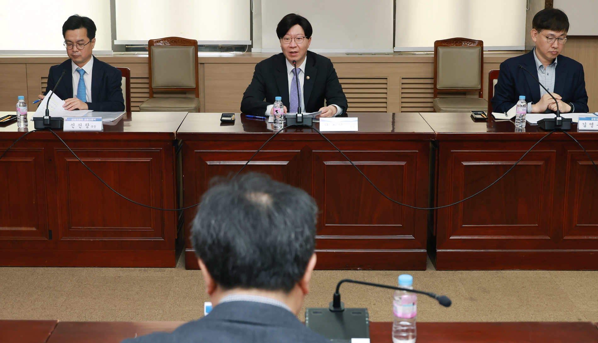 김소영 금융위원회 부위원장이 15일 오후 서울 종로구 정부서울청사에서 개최한 은행권 경영·영업 관행·제도 개선 실무작업반 제3차 회의에서 발언하고 있다./사진=금융위원회(2023.03.16)