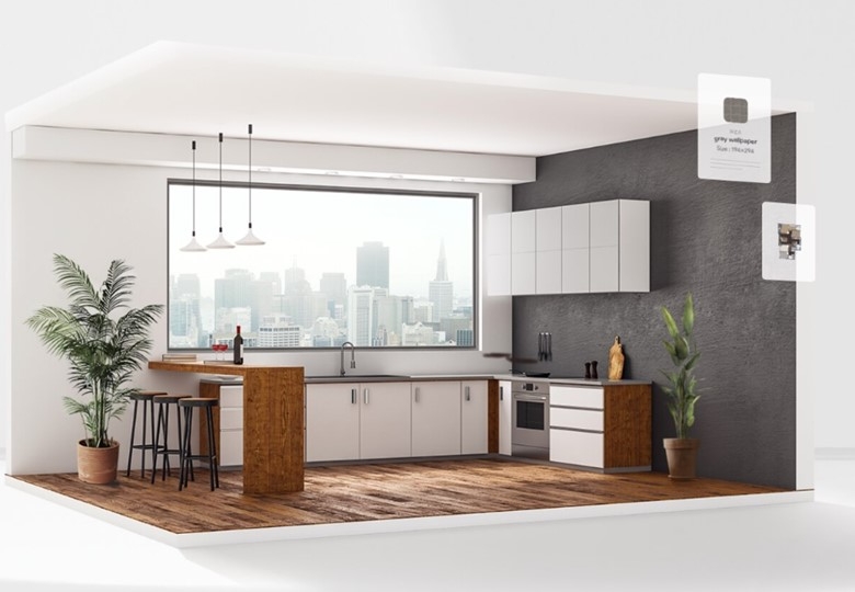 3D 인테리어 플랫폼 아키스케치로 구현된 작품 예시