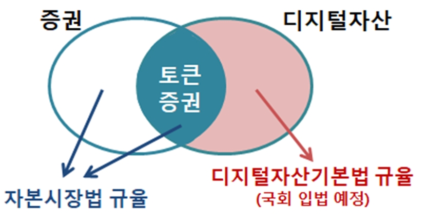 토큰 증권(ST·Security Token)과 디지털 자산의 규율체계 도식화./자료=금융위원회(위원장 김주현)
