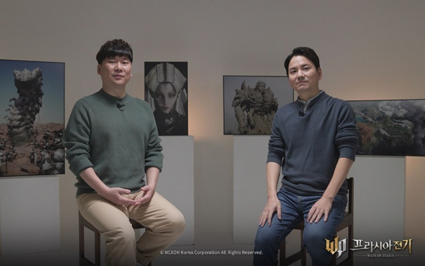 (왼쪽부터) 이익제 디렉터와 임훈 부디렉터. 사진=넥슨