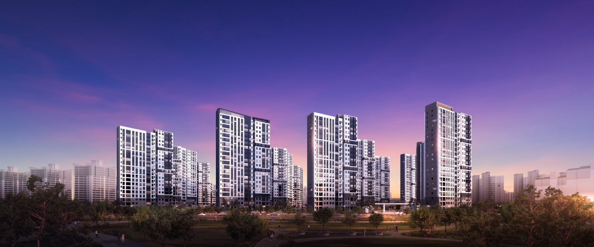 에코델타시티 대성베르힐 투시도./사진제공=디에스종합건설