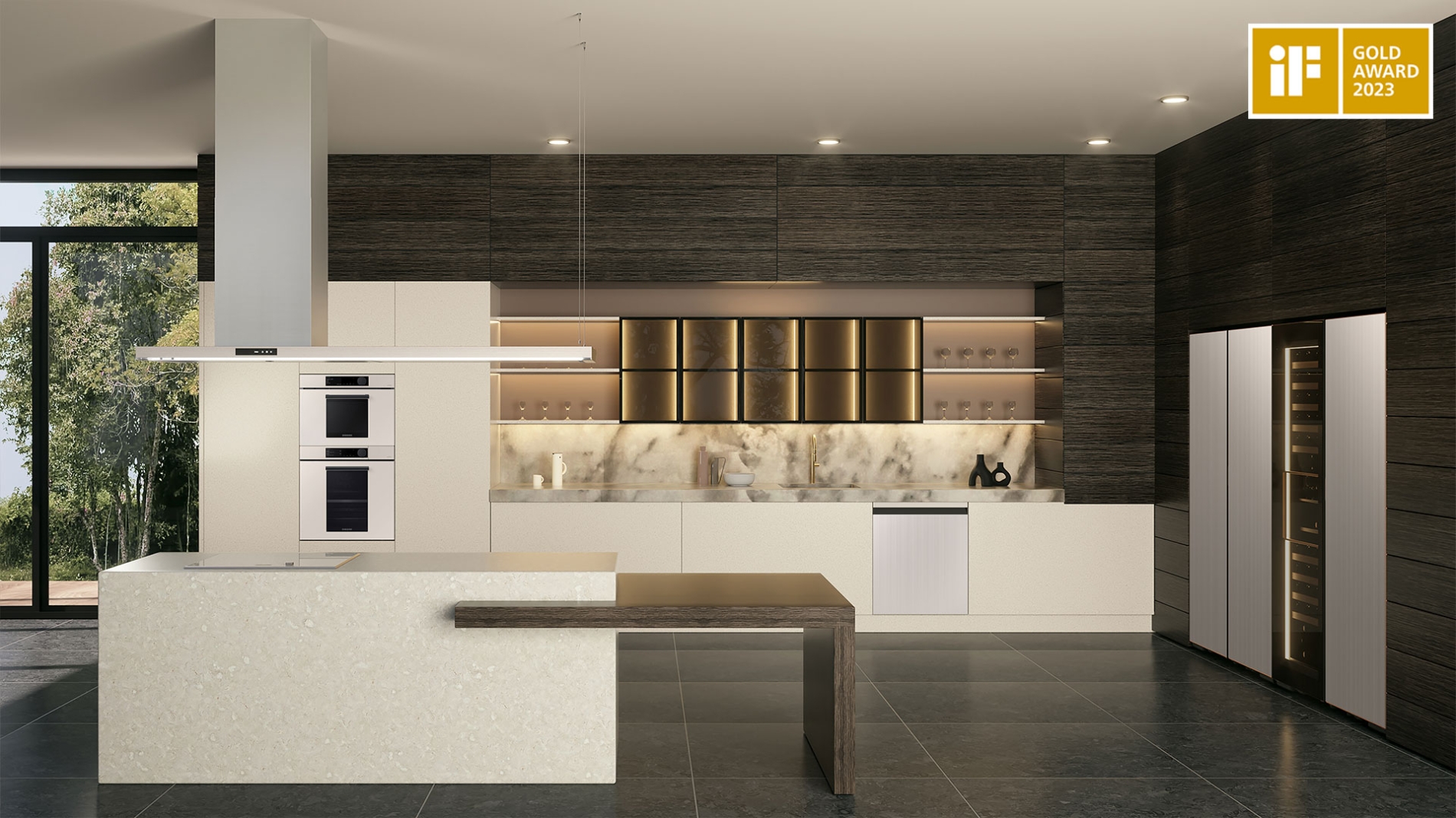 삼성전자 '비스포크 인피니트 라인'이 프리미엄 소비자 라이프스타일의 맞춤형 가전 경험 제공으로 금상을 수상했다. 사진 제공=삼성전자