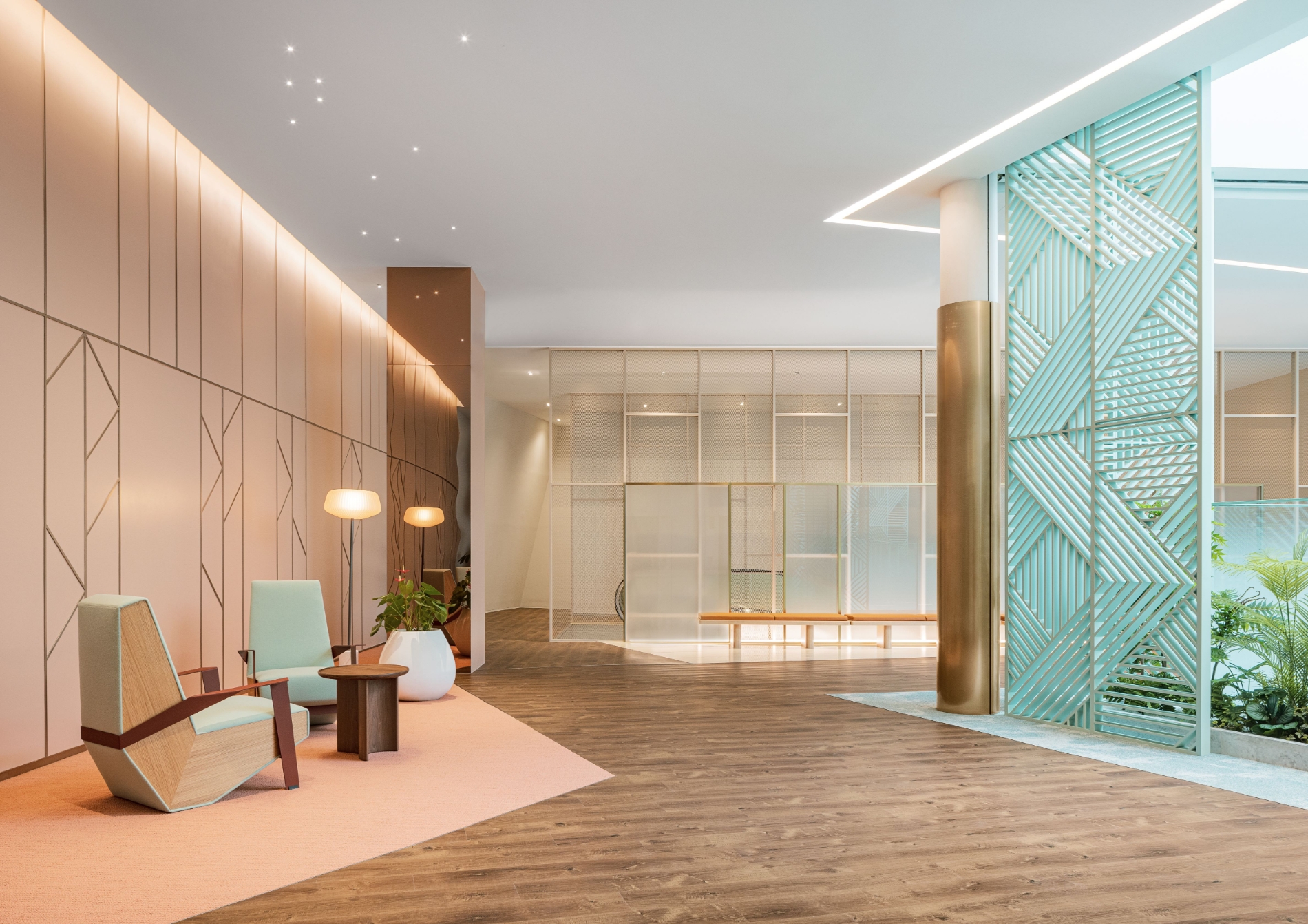 래미안갤러리 내에 구축된 래미안 유니버스 / 사진제공=삼성물산 건설부문