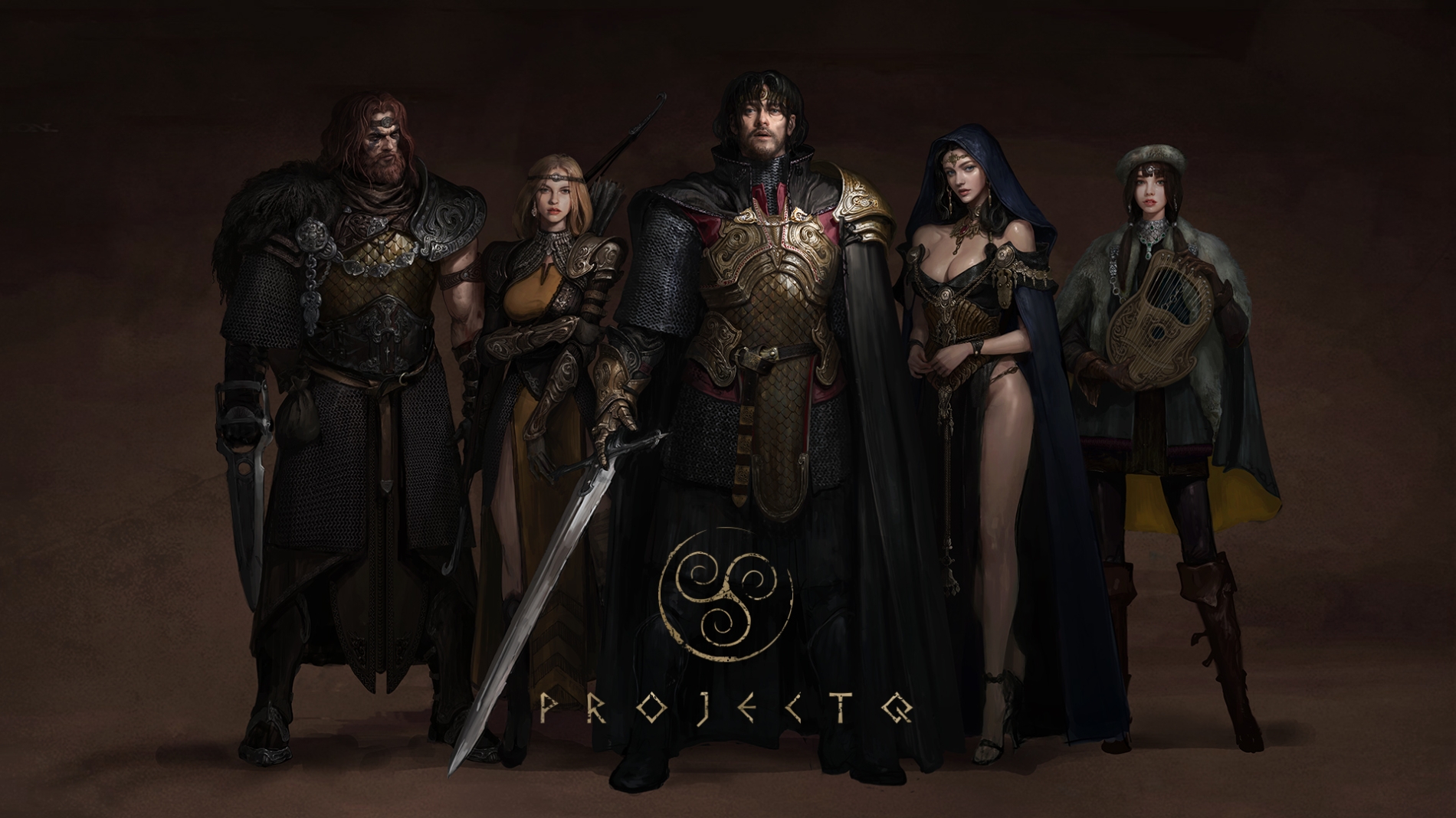 '오딘: 발할라 라이징' 개발사 라이온하트 스튜디오가 세 번째 신규 IP '프로젝트Q' 콘셉트 원화를 공개했다. / 사진제공=라이온하트 스튜디오