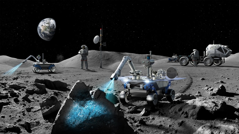 달 탐사 전용 로버 개발모델 콘셉트 이미지. 사진제공=현대차그룹.