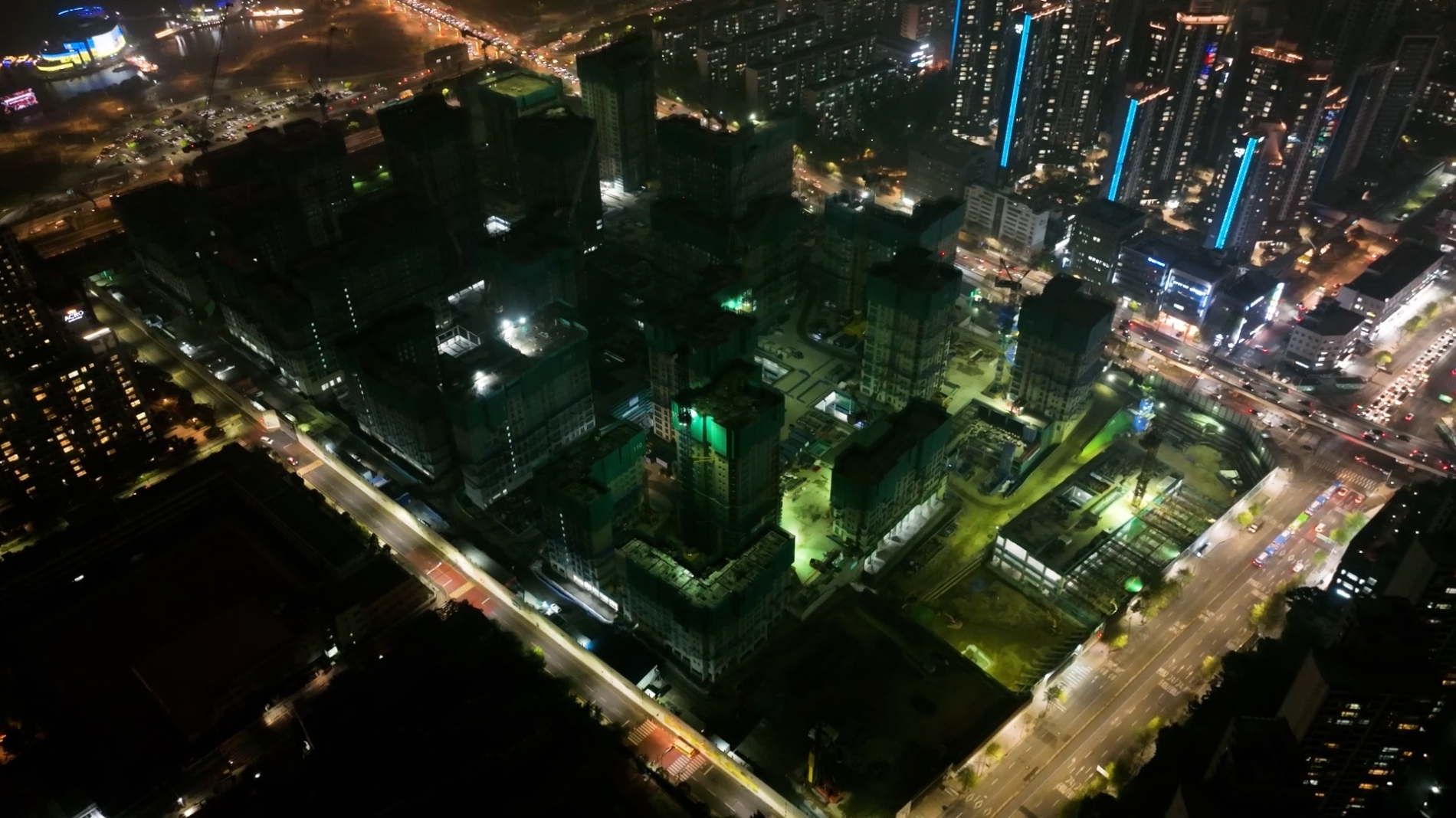 지난해 지구의 날 열린 래미안 소등행사 / 사진제공=삼성물산 건설부문