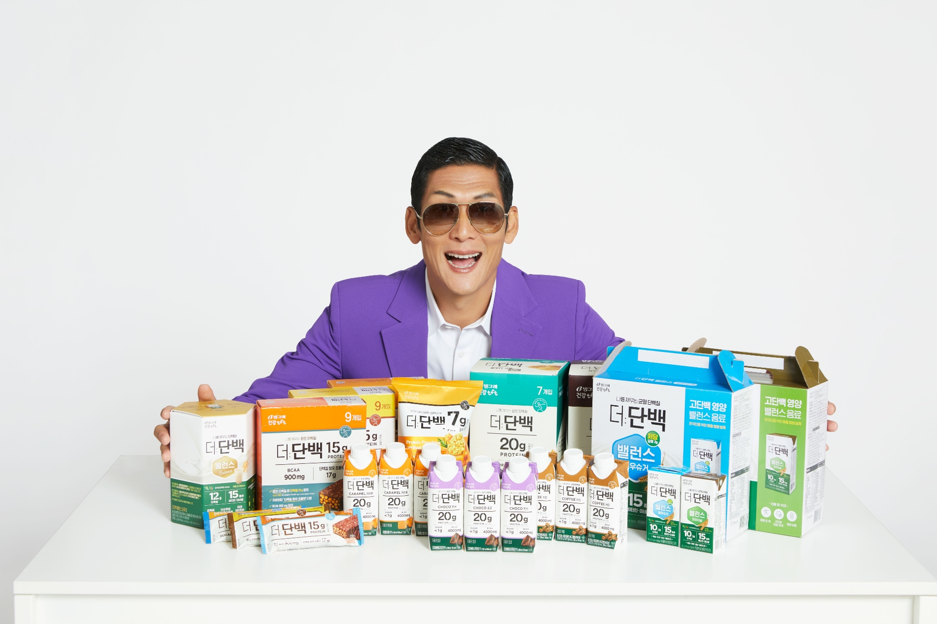 빙그레 단백질 음료 더단백 연출컷./ 사진 = 빙그레