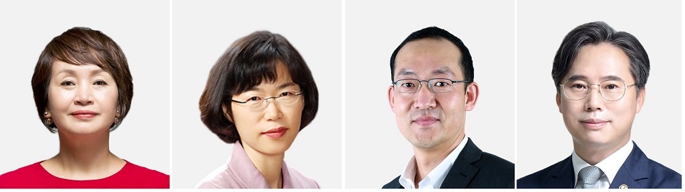 LG에너지솔루션 사외이사 (왼쪽부터) 신미남, 여미숙, 한승수, 박진규.