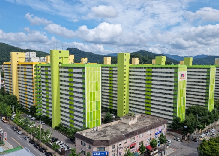 화순 사랑으로 부영 아파트 전경./사진제공=부영그룹